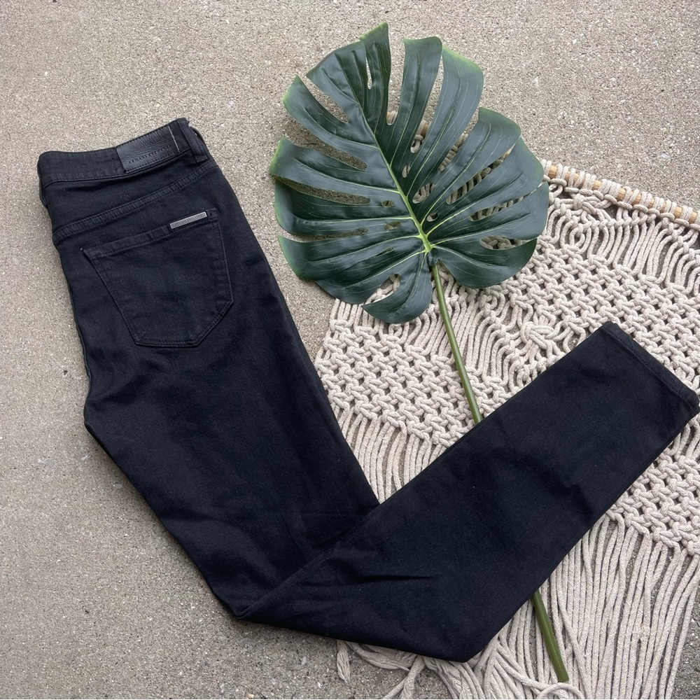 A/X Armani Exchange Black Super Skinny Jeans Size 28